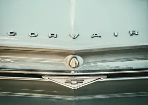 Classic Car Prints: Detail of Corsair Vintage Car Ocean Drive Art Deco District South Beach