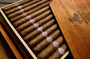 Images Dated 7th September 2011: Costa Rica, La Fortuna, Arenal, Cuban Cigars For Sale, Montecristo
