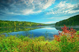 Fall Colors Prints: Costello Lake Algonquin Provincial Park, Ontario, Canada