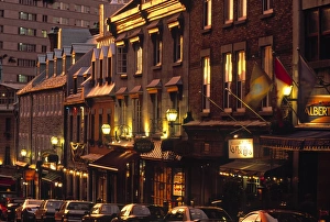Quebec City Prints: Cote de la Fabrique