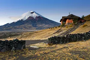 Cotopaxi National Park, Snow-Capped Cotopaxi Volcano, One of The Highest Active Volcanoes