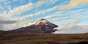 Active Gallery: Cotopaxi Volcano at sunrise, Cotopaxi National Park, Cotopaxi Province, Ecuador