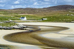 Cottage on Uig Bay, Isle of Lewis, Outer Hebrides, Scotland