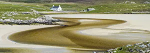 Cottage on Uig Bay, Isle of Lewis, Outer Hebrides, Scotland