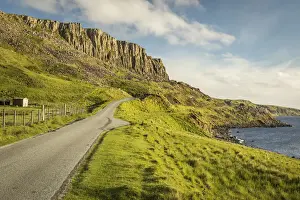 Coastal Road Prints: Country road on the north west coast of the Trotternish Peninsula, Isle of Skye
