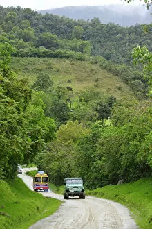 Images Dated 28th June 2012: Country Road in Silvia, Colombia, South America