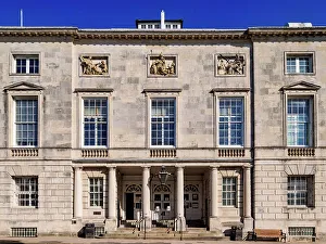 Lewes Prints: County Hall, Lewes, East Sussex, England, United Kingdom