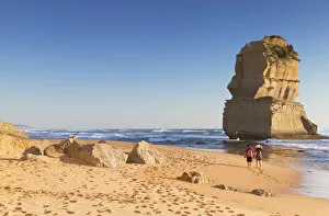 Couple Gallery: Couple on beach at Gibson Steps, Port Campbell National Park, Great Ocean Road, Victoria