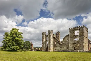Cowdray Castle in Midhurst, West Sussex, England