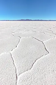 Surface Prints: Cracked salt flats, Salinas Grandes, Jujuy, Argentina