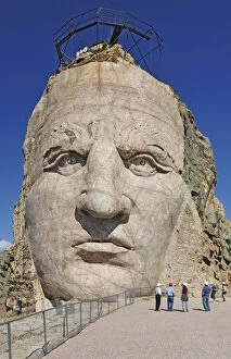 Images Dated 8th May 2012: Crazy Horse Mountain, Black Hills, South Dakota, USA