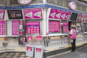 Crepe shop in Harajuku, Tokyo, Japan