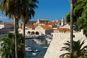 Images Dated 8th February 2013: Croatia, Dalmatia, Dubrovnik, Old Town (Stari Grad), Old Harbour