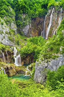 Images Dated 16th May 2016: Croatia, Dalmatia, Karlovac, Plitvice, Plitvice national park, Lower lakes