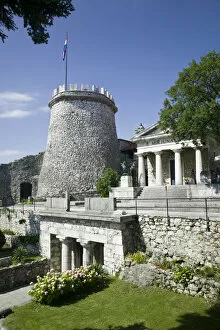 Images Dated 4th March 2008: Croatia, Kvarner Region, Rijeka, Trsat Castle / 13th century fort interior courtyard
