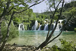 Images Dated 4th March 2008: Croatia, Sibenik, Knin Region, Krka National Park, Skradinski Buk Waterfalls