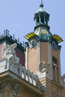 Zagreb Collection: Croatia, Zagreb, Art Nouveau Building