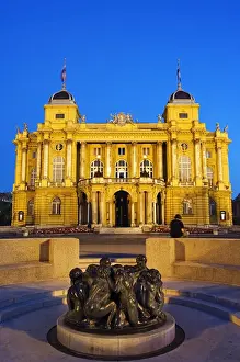 Croatian National Theatre Neobaroque Architecture dating