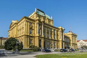 Images Dated 10th January 2018: Croatian National Theatre, Zagreb, Croatia