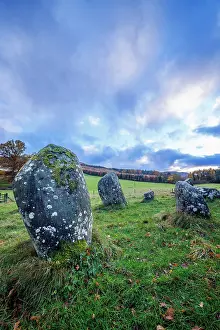 Perth And Kinross Prints: Croft Moraig stone circle, Aberfeldy, Perth and Kinross, Scotland, UK
