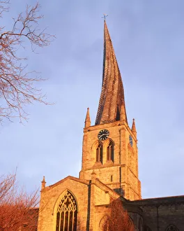 Crooked Church Spire, Chesterfield, Derbyshire, England