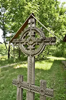 Walachia Prints: Cross from Maramures. The National Village Museum (Muzeul Satului), an open-air