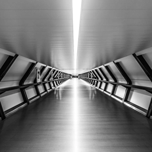 Crossrail station, Canary Wharf, London, England, UK