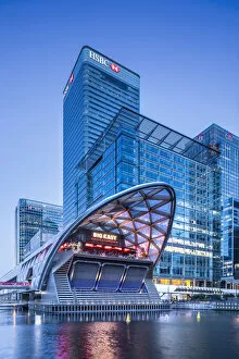 Images Dated 15th May 2018: Crossrail station, Canary Wharf, Docklands, London, England, UK