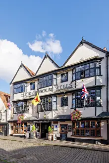 Wells Prints: The Crown Pub, Wells, Somerset, England, UK