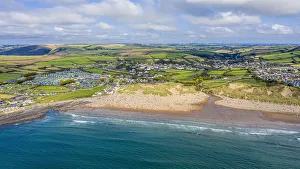 Croyde beach, Croyde, North Devon, England