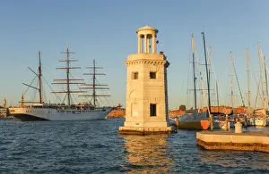 Cruise Ship Star Clipper and the Marina Compagnia della Vela San Giorgio