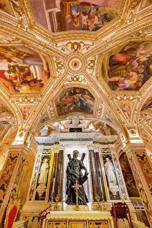 Amalfi Prints: The Crypt in the Amalfi Cathedral, Amalfi, Campania, Italy