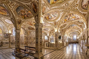 Images Dated 21st September 2020: Crypt of Saint Matthew, Cathedral, Salerno, Campania, Italy