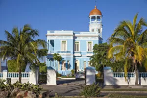 Cuba, Cienfuegos, Palacio Azul, built 1920 - 1921, now a hotel