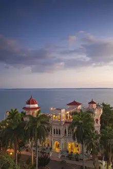 Cuba, Cienfuegos, Punta Gorda, Palacio de Vallea- now a restaurant, museum and bar