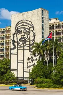 Images Dated 10th March 2016: Cuba, Havana, Vedado, Plaza de la Revolucion