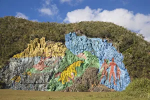 Cuba, Pinar del Raio Province, Vinales, Mural de la Prehistoria
