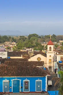 Images Dated 12th July 2016: Cuba, Sancti Spiritus, Sancti Spiritus, Parque Serafin Sanchez, Museum Provincial
