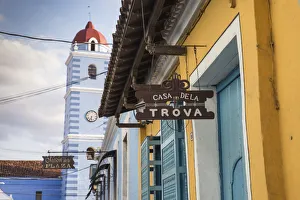 Images Dated 12th July 2016: Cuba, Sancti Spiritus, Sancti Spiritus, Casa del Trova