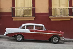 Images Dated 30th June 2014: Cuba, Santiago de Cuba Province, Santiago de Cuba, Historical Center, Classic American