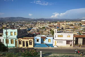 Images Dated 30th June 2014: Cuba, Santiago de Cuba Province, Santiago de Cuba, City view from El Tivoli
