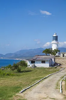 Cuba, Santiago de Cuba Province, Santiago de Cuba, Lighthouse at Castillo de San Pedro
