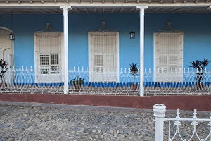 Cuba, Trinidad, Plaza Mayor, Museo de Arqitectura Trinitaria - Trinidad Architecture