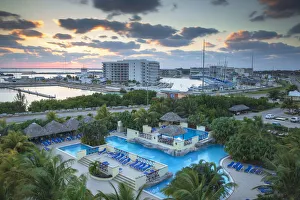 Cuba, Varadero, Cuba, Varadero, View over swimming pool of the Blau Marina Varadero