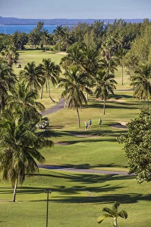 Activities Gallery: Cuba, Varadero, Golfers at Varadero Golf Course