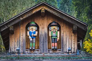 Puppets Prints: Cuckoo clock house, Triberg, Black Forest (Schwarzwald), Schwarzwald-Baar