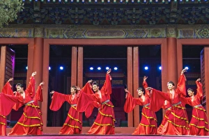 Cultural performance in period costume, Beijing, China