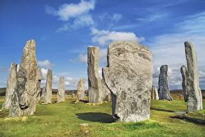 Lewis Prints: Culture site Callanish with megaliths - United Kingdom, Scotland, Outer Hebrides, Lewis