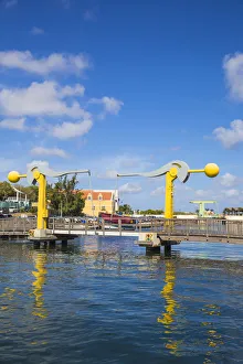 Curacao, Willemstad, Punda, L. B. Smith bridge
