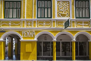 Images Dated 22nd August 2016: Curacao, Willemstad, Punda, The Penha building - a former merchants house built in 1708